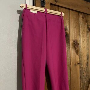 Rachel Zoe Pink Hi-Rise Slim Leg Pants